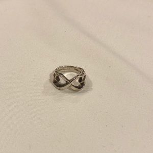 Tiffany double heart ring. Size 6